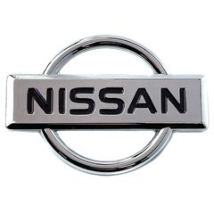 Купити Емблема для Nissan 83 x 60 мм пластикові 2 пуклі 21557 Емблеми на іномарки