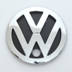 Купить Эмблема для Volkswagen Bora 90 мм пластиковая скотч выпуклая 21607 Эмблемы на иномарки