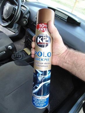 Купить Полироль торпеды спрей K2 Polo Cola Кола 750ml Оригинал (K407CO) 40626 Полироль торпеды спрей
