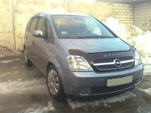 Купить Дефлектор капота мухобойка Opel Meriva 2002-2008 7003 Дефлекторы капота Opel