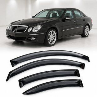 Buy Window deflectors for Mercedes E-class Sd (W211) 2002-2009 3M Tape (AMM32002) Acrylic 4 pcs 110620 Window deflectors for Mercedes-Benz