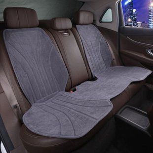 Купити Накидка на задні сидіння Алькантара Maybach Додаткова вентиляція Сірі 1 шт 96501 Накидки для сидінь Premium (Алькантара)