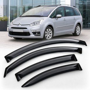 Купить Дефлекторы окон ветровики для Citroen C4 Grand Picasso 2007 Скотч 3M (AMC41307) Acrylic 4 шт 110520 Дефлекторы окон Citro&euml;n