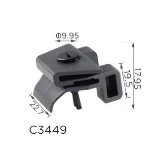 Buy Fender liner brackets Toyota bracket with twist (C3449) 73830 Self-tapping screw retainer