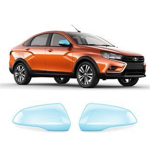 Купить Антигравийная защитная бронепленка по лекалам для LADA Vesta Cross 2180 2018-2022 - зеркала 105929 Модельные лекала защитных пленок для LADA