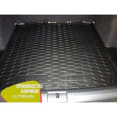 Купить Автомобильный коврик в багажник Volkswagen Jetta 2011- Mid / Резино - пластик 42436 Коврики для Volkswagen
