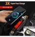 Buy Enhanced Organizer insert between the seats and console tunnel of the car ZHUSE 27 cm USB Type-C QC3.0 Black 2 pc (HC2204) 100363 Salon organizers - 4 photos from 6
