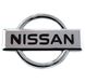 Купить Эмблема для Nissan 74 x 104 мм пластиковая 2 пукли 21557 Эмблемы на иномарки - 1 фото из 2