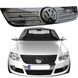 Купити Зимова накладка на решітку радіатора Volkswagen passat B6 2006- Глянець (Voron Glass) 9072 Зимові накладки на решітку радіатора - 1 фото из 3