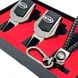 Купить Подарочный набор №1 для Kia из заглушек и брелка с логотипом Темный хром 39534 Подарочные наборы для автомобилиста - 4 фото из 4