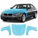 Купить Антигравийная защитная бронепленка по лекалам для BMW 3 Series F30 facelift 2015-2019 - капот и передние крылья 102053 Модельные лекала защитных пленок для Bmw