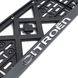 Купити Рамка номера Citroen засувка 3D напис Хромований / Поліпропілен гнучкий морозостійкий 41065 Рамка номера - Модельні написи - 3 фото из 5
