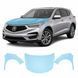 Купити Антигравійна захисна бронеплівка за лекалами для Acura RDX TC1 2019-2021 - капот і передні крила 102931 Модельні лекала захисних плівок для Acura
