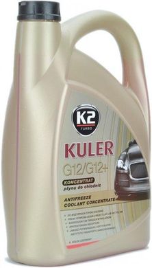 Купити Антифриз концентрат K2 Kuler Long Life -80 Червоний G12 / G12+ Оригінал 5 л (T215C) (K20266) 42550 Антифризи