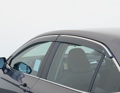 Купити Дефлектори вікон вітровики Toyota Camry V70 2017- з хром молдингом 7769 Дефлектори вікон Toyota