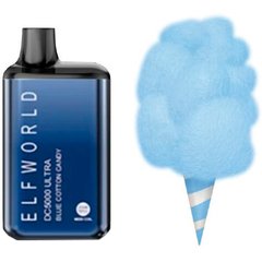 Купить Elf Bar World DC5000 Ultra POD 5% Blue Cotton Candy Сахарная Вата (Подзаряжаемый) 60376 Одноразовые POD системы