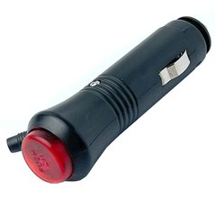 Купить Прикурка-Штекер 85 мм с кнопкой On / Off 1 шт 57462 Зарядное устройство - USB Адаптеры - Разветвители - FM Модуляторы