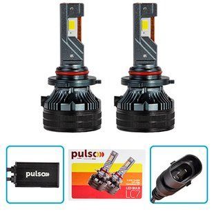 Купить LED лампы для авто Pulso LC7 HB3 LED-chips Customized CSP 9-30V 2*85W 20000Lm 6000k 91087 LED Лампы Pulso