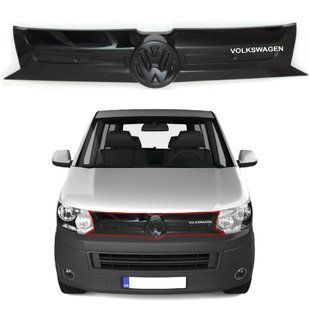 Купити Зимова Накладка на решітку радіатора Volkswagen T5 T6 2010- FLY Глянець Voron Glass 8133 Зимові накладки на решітку радіатора