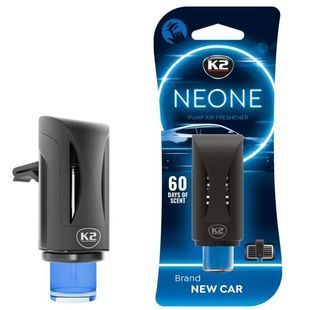 Купить Ароматизатор воздуха на обдув K2 NEON BRAND NEW CAR Новая машина (V371) (K20773) 87005 Ароматизатор на обдув