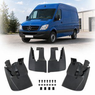 Купити Бризковики Mercedes-Benz Sprinter II (W906) 2006-2017 (NOT FIT 6WHEELS) Модельні комплект 4 шт (OEM: A9068820004 A9068820104 A9068820204 A90688 110379 Бризговики Mercedes-Benz