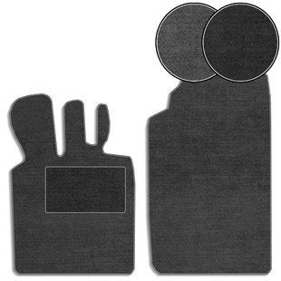 Buy Pile mats for Smart Fortwo III 2007-2014 with heel pad Pile height 8 cm 2 pcs (Carrera) 72244 Floor mats for Smart