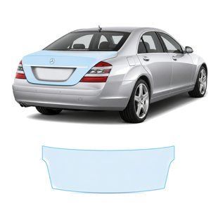 Купить Антигравийная защитная бронепленка по лекалам для Mercedes-Benz S-Class W221 2005-2009 - зона крышки багажника 107174 Модельные лекала защитных пленок для Mercedes-Benz