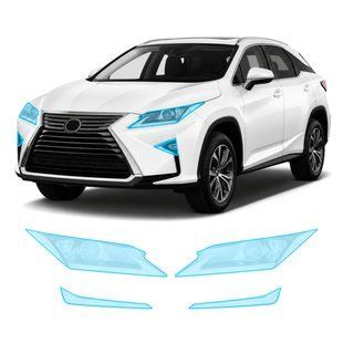 Купить Антигравийная защитная бронепленка по лекалам для Lexus RX AL20 2015-2018 - оптика (фары и ПТФ) 106308 Модельные лекала защитных пленок для Lexus