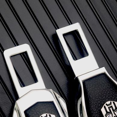 Купити Заглушка перехідник ременя безпеки з логотипом BMW Темний хром 1 шт 9811 Заглушки ременя безпеки