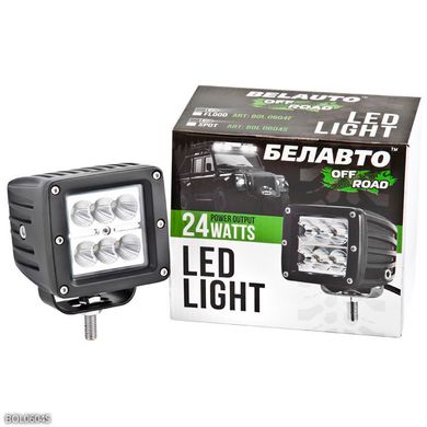 Купити Світлодіодна додаткова LED фара БЕЛАВТО Sport Далеке світло Алюмінієвий корпус (BOL0604S) 62370 Додаткові LЕD фари