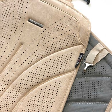 Buy Maybach Beige Alcantara Front Seat Covers Additional ventilation 2 pcs 96502 Premium Seat Covers (Alcantara)