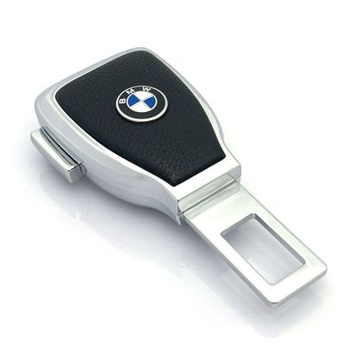 Купити Заглушка перехідник ременя безпеки з логотипом BMW Темний хром 1 шт 9811 Заглушки ременя безпеки