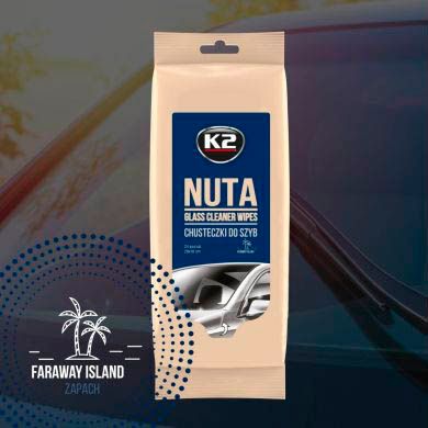 Купить Салфетки влажные для очистки стекла K2 Nuta Wipes 20х18 см (K500) 24 шт 63213 Салфетки микрофибра губки для мытья