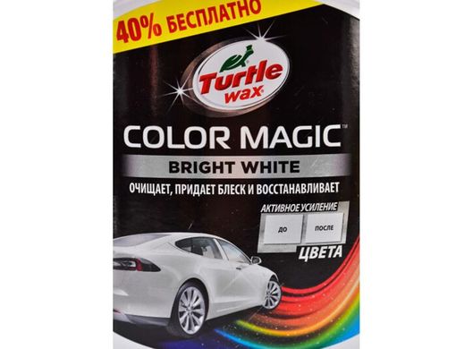 Купити Білий поліроль із тефлоном для кузова Turtle Wax Color Magic PTFE 500 мл 33758 Поліролі кузова віск - рідке стелко - кераміка