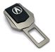 Купить Заглушка ременя безпеки з логотипом Acura Темный хром 1 шт 39472 Заглушки ремня безопасности - 1 фото из 6