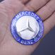 Купити Емблема Mercedes 52мм метал скотч 22309 Емблеми на іномарки - 2 фото из 2