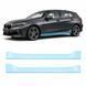 Купити Антигравійна захисна бронеплівка за лекалами для BMW 1 Series F40 2019-2024 - нижня зона кузова та пороги 101954 Модельні лекала захисних плівок для Bmw
