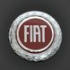 Купити Емблема Fiat з колоском / пластик / скотч / Червона d75. 22256 Емблеми на іномарки - 1 фото из 2
