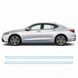 Купить Антигравийная защитная бронепленка по лекалам для Acura TLX I facelift 2018-2020 - нижняя зона кузова пороги 103000 Модельные лекала защитных пленок для Acura