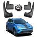Купити Бризковики для Toyota Rav 4 2016-2019 Комплект 4 шт (BTYRV1621) 89848 Бризговики Toyota