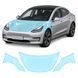 Buy Pre-cut paint protection film for Tesla Model 3 I 2017-2023 - hood + front fenders 109303 Model-specific paint protection film patterns for Tesla