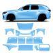 Buy Pre-cut paint protection film for Mazda CX-70 2024- full body 106485 Model-specific paint protection film patterns for Mazda