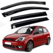 Дефлекторы окон ветровики для Ford Fiesta 2002-2008 5D Voron Glass