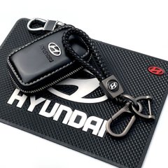 Купити Автонабір №88 для Hyundai / Плетений брелок з карабіном та чохол для автоключів 37229 Подарункові набори для автомобіліста