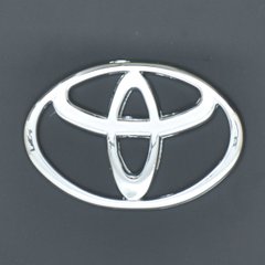 Купити Емблема "Toyota" 80х53мм пластик/Скотч 21373 Емблеми на іномарки