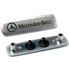 Купить Эмблема шильдик Mercedes-Benz для автомобильных ковриков Алюминий 1 шт 60782 Эмблемы шильдики Подпятники для автоковриков