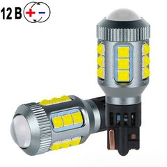 Купити Автолампа світлодіодна LED 12-50V T15 W16W 9.5W Лінза Білий Світло 1 шт 63486 Світлодіоди - T15