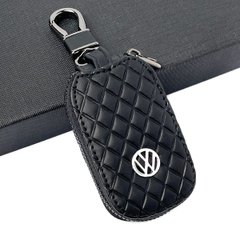 Купить Ключница – чехол автомобильная для ключей с логотипом Volkswagen Ромб Черный 60909 Чехлы для автоключей