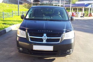 Купить Дефлектор капота мухобойка Dodge Caravan V 2007–2010 3227 Дефлекторы капота Dodge