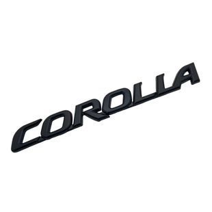 Купити Емблема напис Corolla для Toyota Чорна 177х22 мм метал на скотчі (Завод) 89603 Емблема напис на іномарки